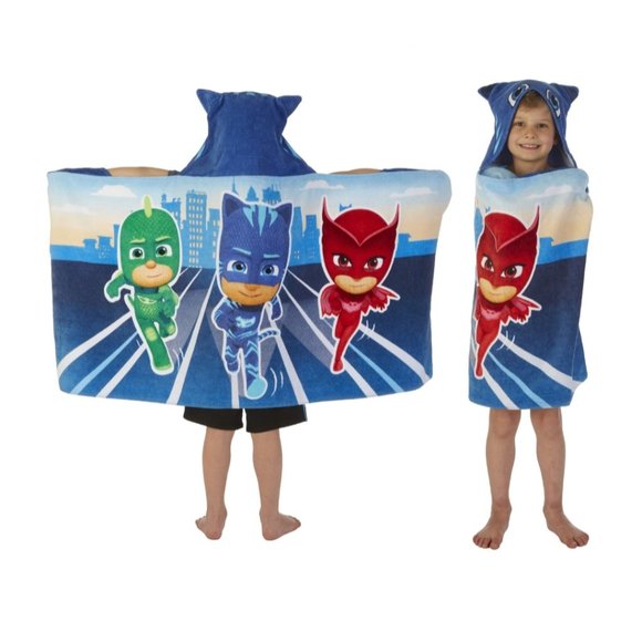 PJ MASK Kids Catboy Hooded Bath Towel - Picture 1 of 10